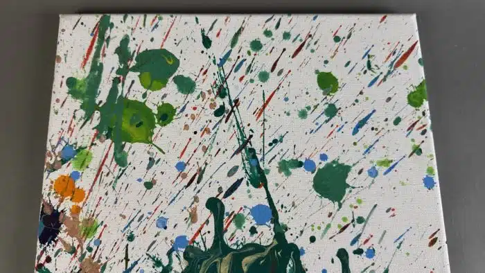 Action Painting af Leinwand – Bild 2