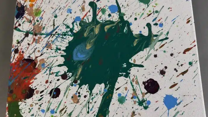 Action Painting af Leinwand – Bild 3