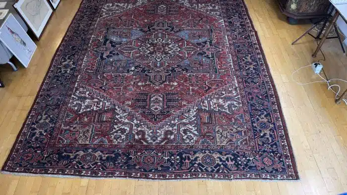 farbenfroher großer Wohzimmer Perserteppich