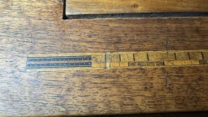 Nähmaschine 1915 Anker Werke Bielefield mit Tisch und Zubehör – Bild 5