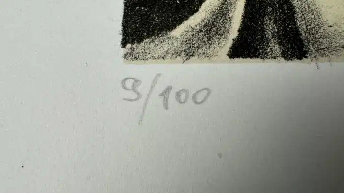 Günther Schatzdorfer (Grieskirchen 1952-2011 Wien) 1976 Lithographie 60 x 50 cm – Bild 3
