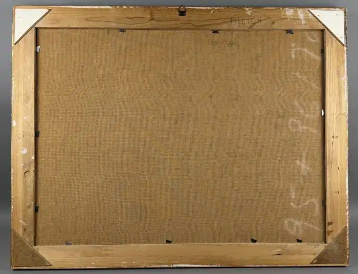 Pillich - Villach - Villach mit Kreuzkirche, im Hintergrund der Bleiberg -  Öl auf Platte signiert  81 x 64 cm gerahmt, signiert – Bild 7