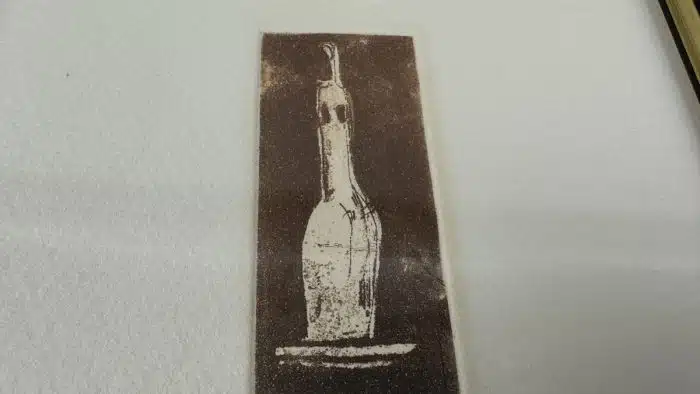 Karl Brandstätter (Lautz bei Villach 1946 geb.) Lithographie  31 x 21,5 verglast, gerahmt – Bild 4