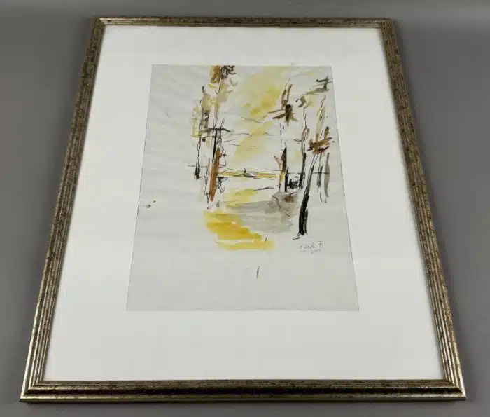 Gernot Fischer Kondratovich (Villach 1968 geb.) Frühwerk 1993 Mischtechnik 32,5 x 24,5 cm signiert, datiert