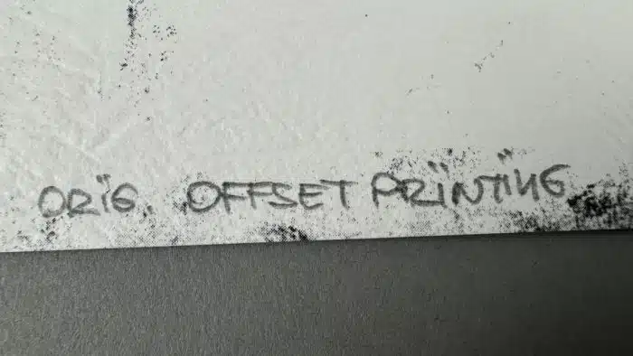 Rudi Benetik (Jaunstein/Podjuna 1960 geb.) "Am hellen Tage" offset printing datiert1995  42 x 29,5 – Bild 3