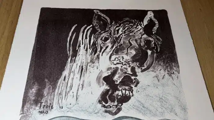  Wolfgang Walkensteiner (Klagenfurt 1949 geb.) Lithographie Troie 89 - Kunstpfandbrief der ehemaligen Kärntner Hypo Bank - 45 / 100 signiert 66 x 50 cm – Bild 6