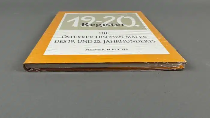Heinrich Fuchs - Die österreichischen Maler des 19. und 20. Jahrhunderts. Register. Originalverpackt – Bild 2