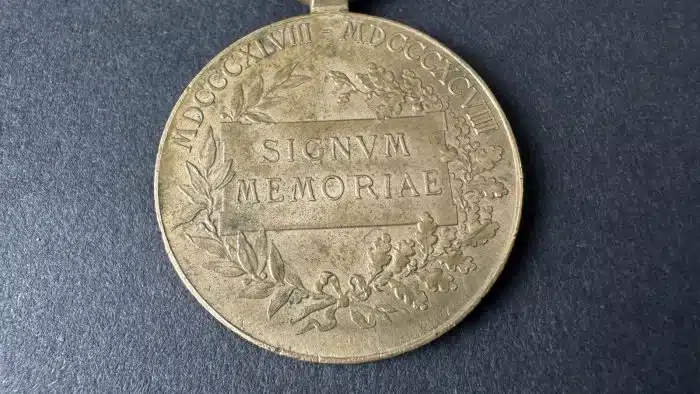 Jubiläums-Erinnerungsmedaille 1898 Jubilee Medal - Signum Memoriae  Material: BronzeGewicht: 22,56 g Durchmesser: 34 mm – Bild 4