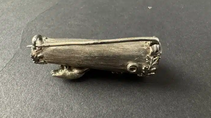 Silber Jagdschmuck Gamsbarthaler L 4,5 cm – Bild 8