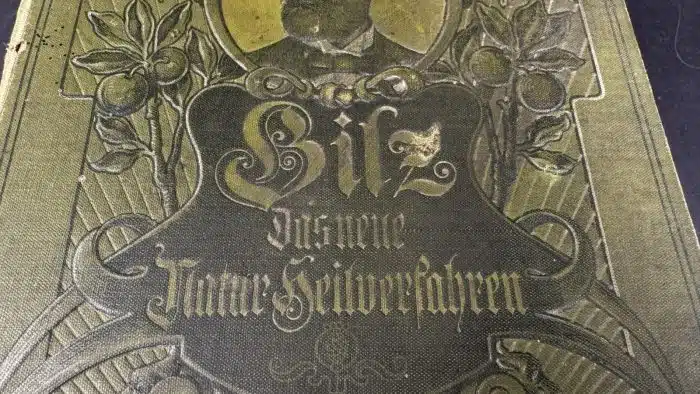Antikes medizinisches Buch von Bilz über Naturheilkunde und Gesundheitsfürsorge 1894 – Bild 2