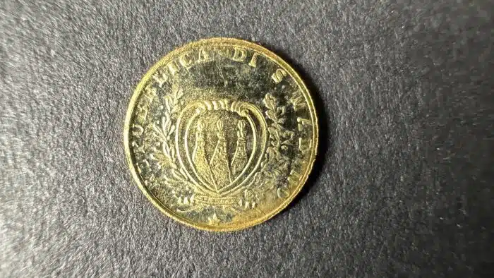 San Marino 5 Centesimi 1864 – Bild 2