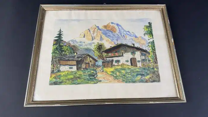 H. Weber Aquaerell 41x31 cm