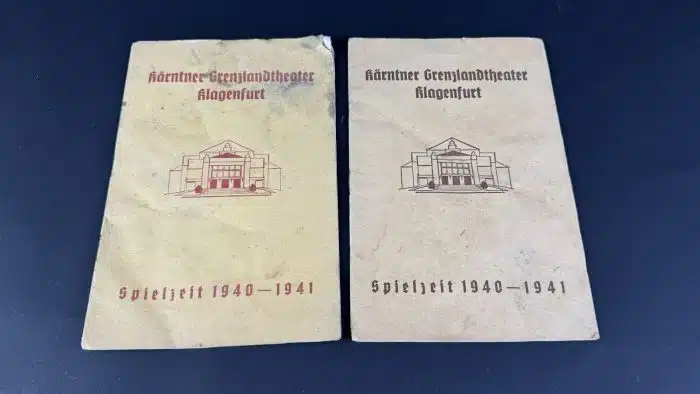 2 Hefte Kärntner Grenzlandtheater 1940 - 1941