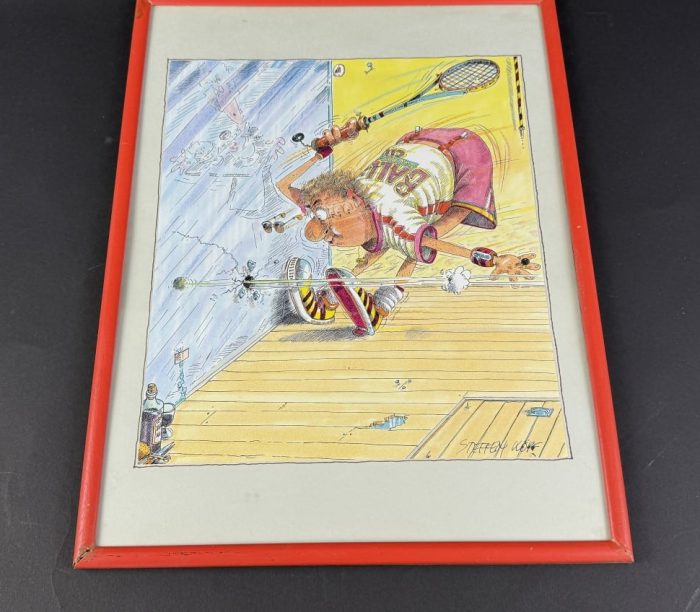 Karikatur by Steffen Köpf 32x42 cm
