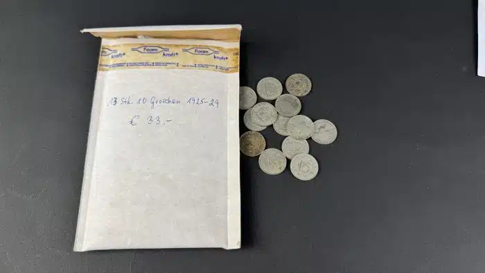 Posten 10 Groschen 1925 - 1929  Münzen siehe Bilder