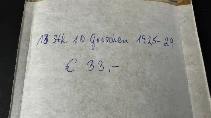Posten 10 Groschen 1925 - 1929  Münzen siehe Bilder – Bild 3