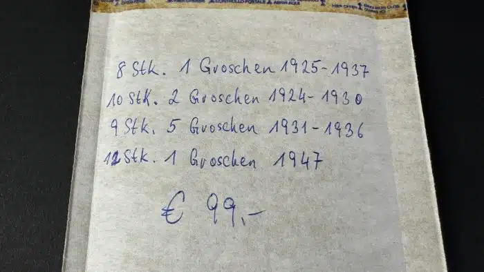 Posten 1 und 2 Groschen 1925 - 1947  Münzen siehe Bilder – Bild 3