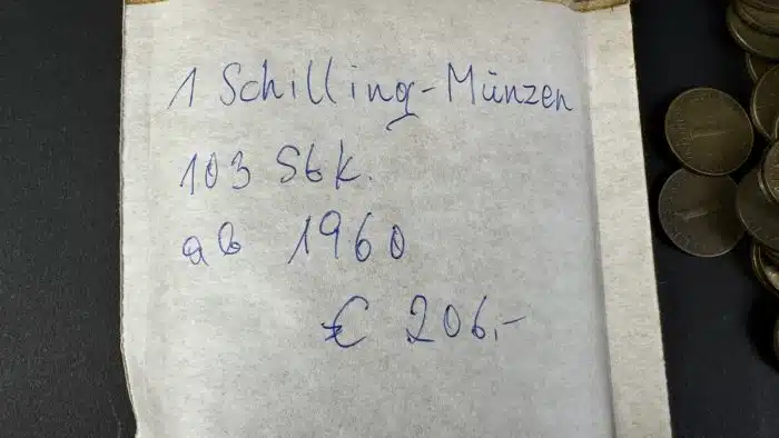 Posten 1 Schilling Münzen ab 1960   siehe Bilder – Bild 3