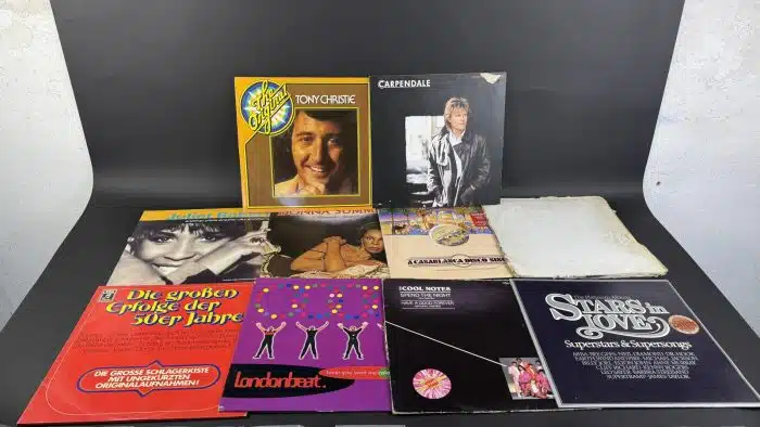 Posten  Schallplatten ausgefallene Stücke Siehe Bilder