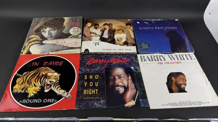 Posten  Schallplatten ausgefallene Stücke Siehe Bilder