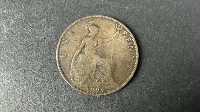 1 Kreuzer 1800, One Penny 1899 siehe Bilder – Bild 3