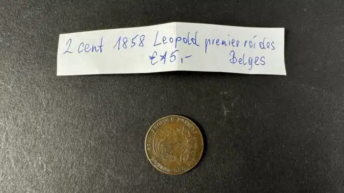 2 cent Leopold 1858 siehe Bilder