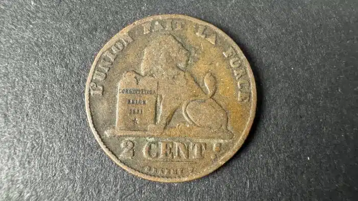 2 cent Leopold 1858 siehe Bilder – Bild 3