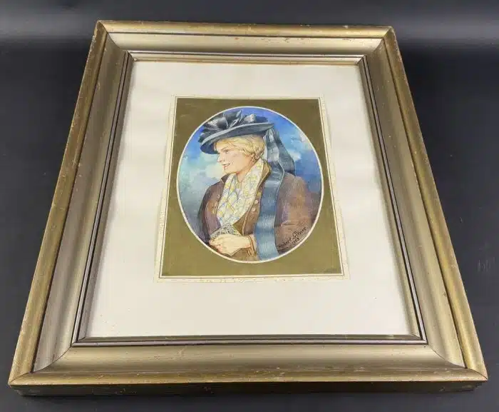 Robert Leitner (Waidhofen an der Ybbs 1888-1970) Aquarell 1953  40x56 cm
