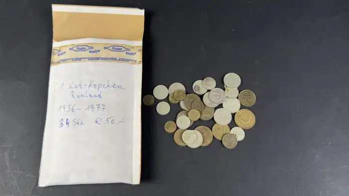 Posten Copeken verschiedene Münzen ab 1936  siehe Bilder