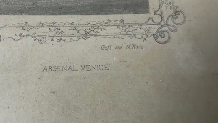 Arsenal in Venedig.  24x 16 - 10 x 13 – Bild 4