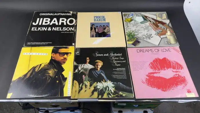 Posten  Schallplatten ausgefallene Stücke Siehe Bilder