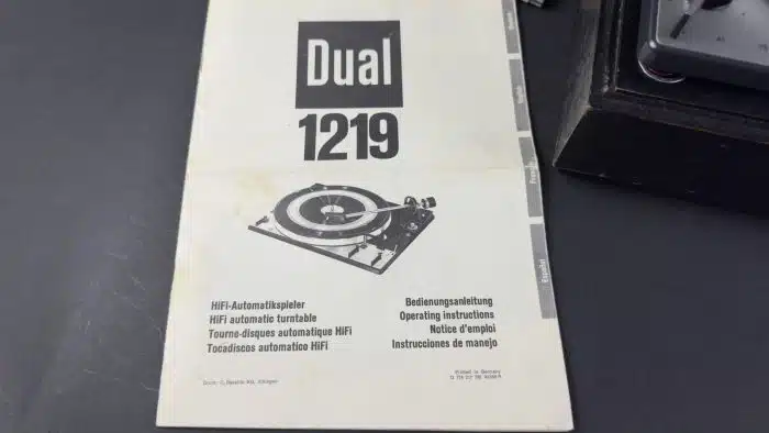 Plattenspieler Dual 1218 – Bild 4