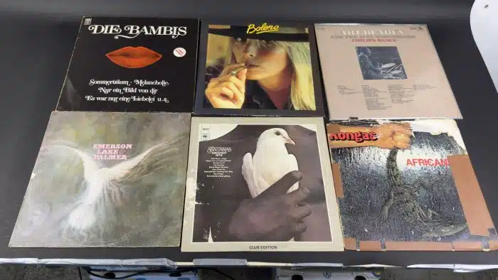 Posten  Schallplatten ausgefallene Stücke Siehe Bilder