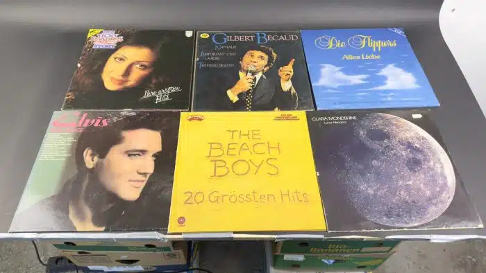 Posten  Schallplatten ausgefallene Stücke Siehe Bilder
