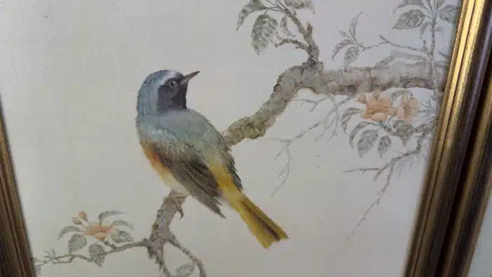 zwei Aquarelle - Vogelbilder  64x33 cm – Bild 2