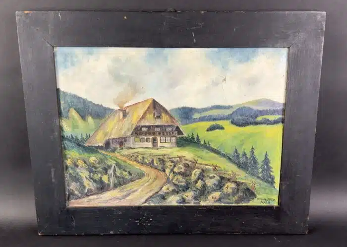 Öl auf Platte 1928 53 x 42 cm 1928