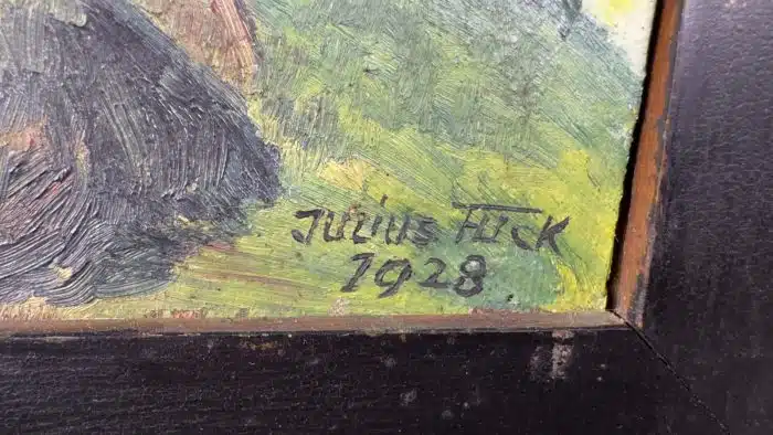 Öl auf Platte 1928 53 x 42 cm 1928 – Bild 3