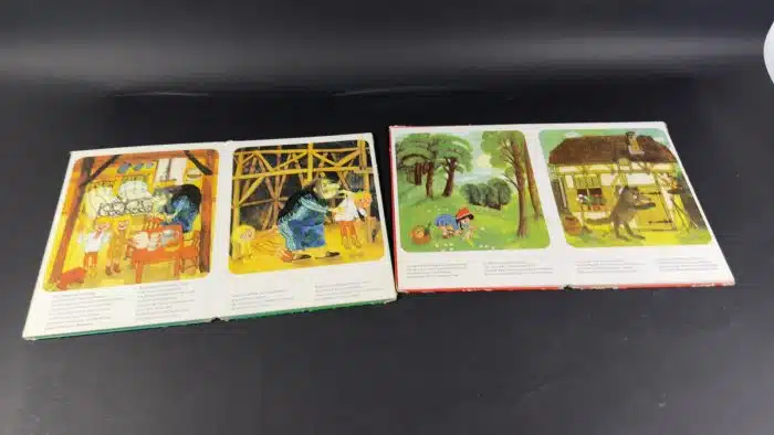 zwei Kinderbücher Hänsel und Gretel - Rotkäppchen 1950 Zustand siehe Bilder – Bild 2