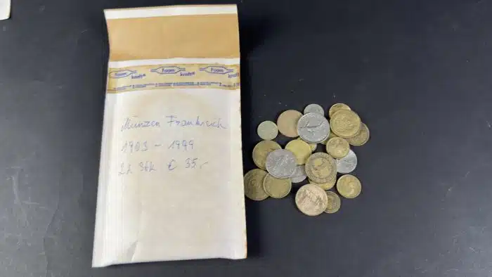 Posten Münzen Frankreich ab 1903  siehe Bilder