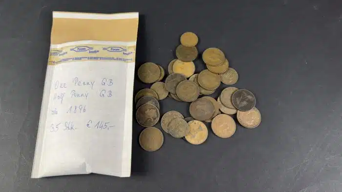 Posten Münzen England ab 1896  siehe Bilder