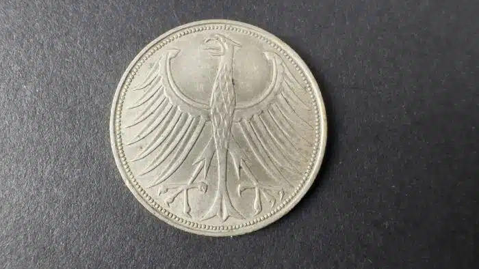 3 Stück SILBER ADLER 5 DEUTSCHE MARK 1951 – Bild 6