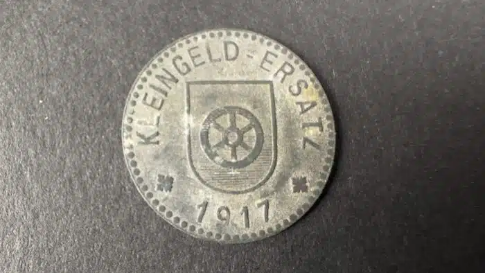 Deutschland Notgeld 10 Pfennig, 1917 Stadt Donaueschingen – Bild 3
