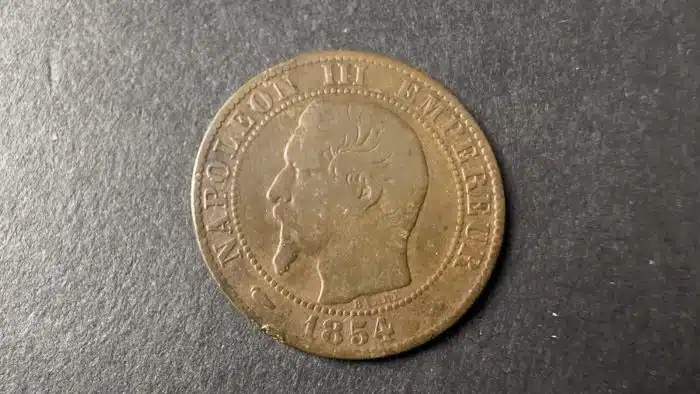 5 Centimes Napoleon 1854 – Bild 2