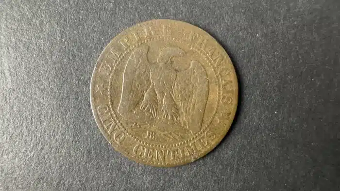5 Centimes Napoleon 1854 – Bild 3