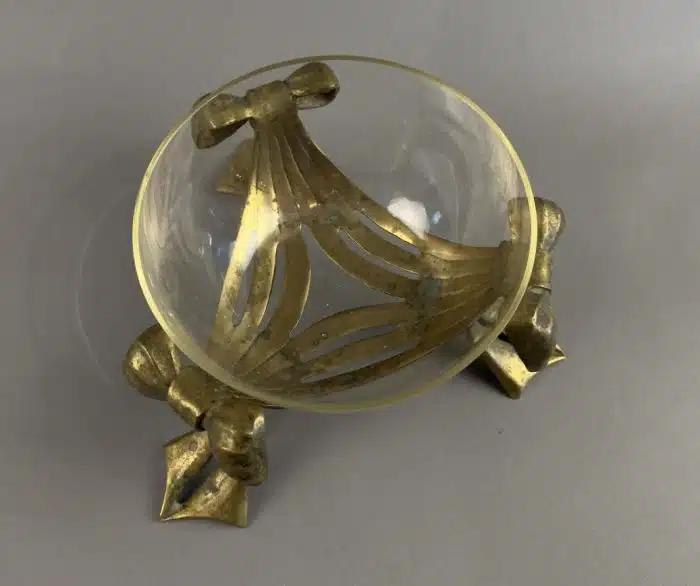 Heinz Goll - Messing Obstschale Ausführung Gießerei "Kurt Jesch" Bleiburg,  Dm. 26 cm H 14 cm – Bild 2