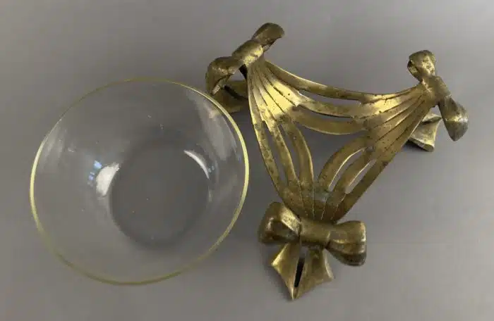 Heinz Goll - Messing Obstschale Ausführung Gießerei "Kurt Jesch" Bleiburg,  Dm. 26 cm H 14 cm – Bild 4