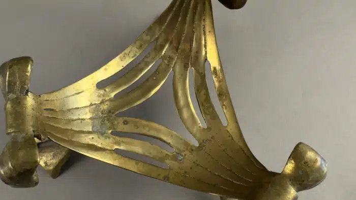 Heinz Goll - Messing Obstschale Ausführung Gießerei "Kurt Jesch" Bleiburg,  Dm. 26 cm H 14 cm – Bild 6