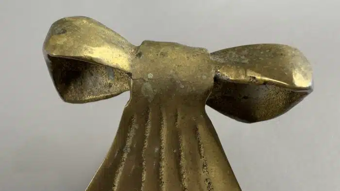 Heinz Goll - Messing Obstschale Ausführung Gießerei "Kurt Jesch" Bleiburg,  Dm. 26 cm H 14 cm – Bild 7