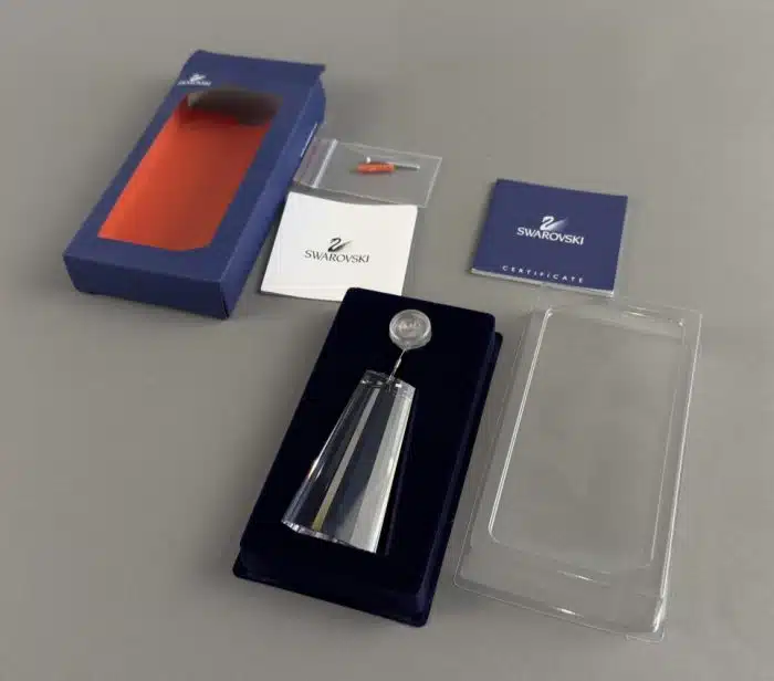 Swarovski Kristall-Sonnenfänger in Form eines Flügels, Original Verpackung und Zertifikat