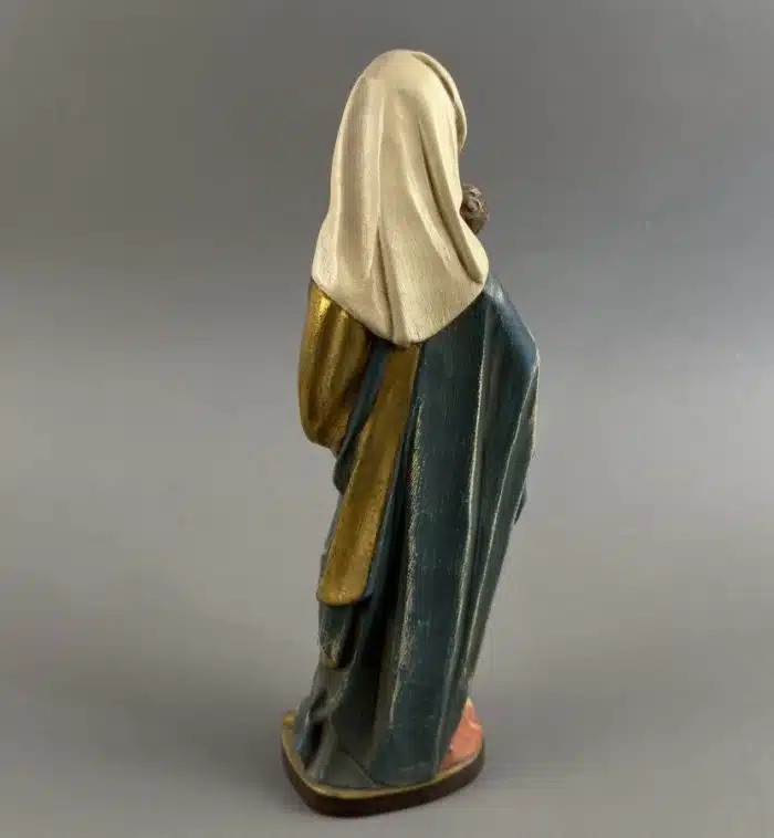 Holzfigur - Heiligenfigur - Madonna Mit Kind H27 cm – Bild 4